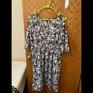 Skull Patterned Skater Dress